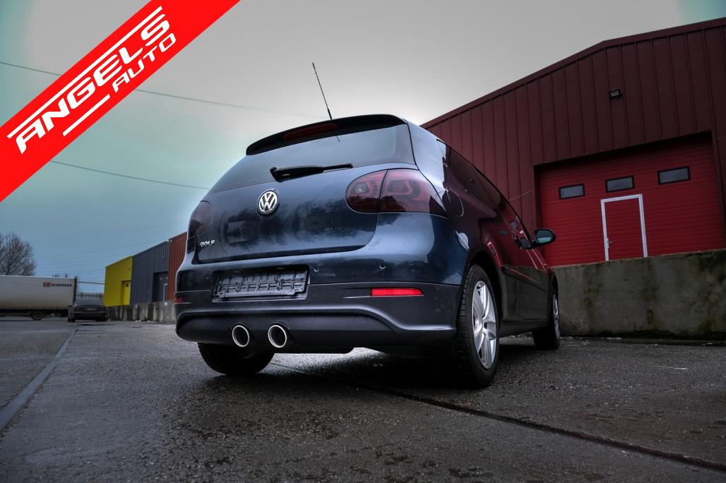 Prelungire Bara Spate compatibila cu VW Golf 5 (2003-2007) R32 Look - imagine 6