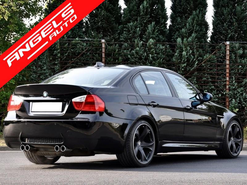 Bara spate M compatibila cu BMW Seria 3 E90 (2004-2011) M3 Look Evacuare Dubla - imagine 5