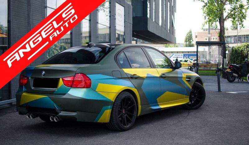 Bara spate M compatibila cu BMW Seria 3 E90 (2004-2011) M3 Look Evacuare Dubla - imagine 7