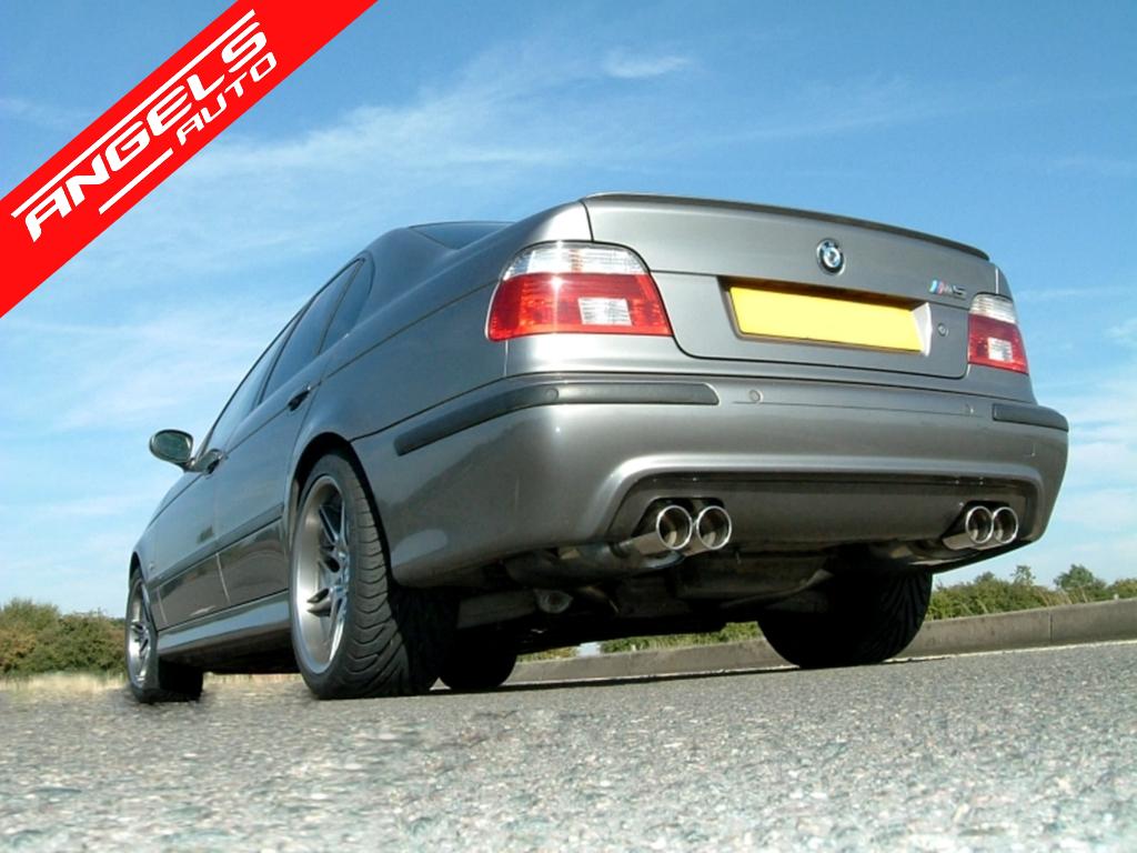Bara Spate M5 compatibila cu BMW Seria 5 E39 Evacuare Dubla (1995-2003) Fara PDC - imagine 6