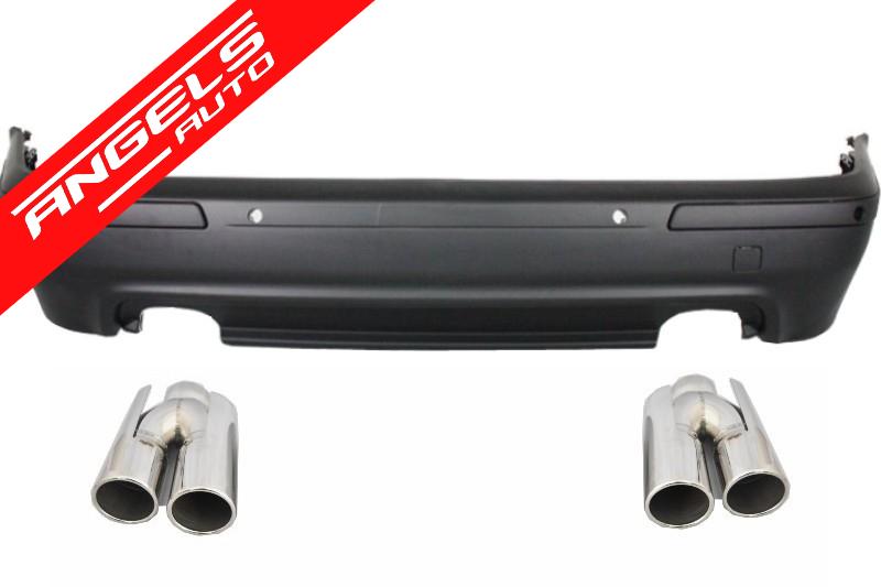 Bara Spate compatibila cu BMW cu Tobe Seria 5 E39 Evacuare Dubla (95-03) cu PDC