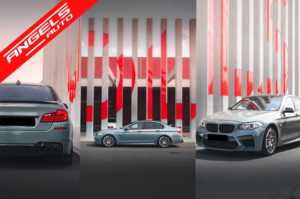 Bara Spate compatibila cu BMW F10 Seria 5 (2011-2017) Sedan M5 Design - imagine 7