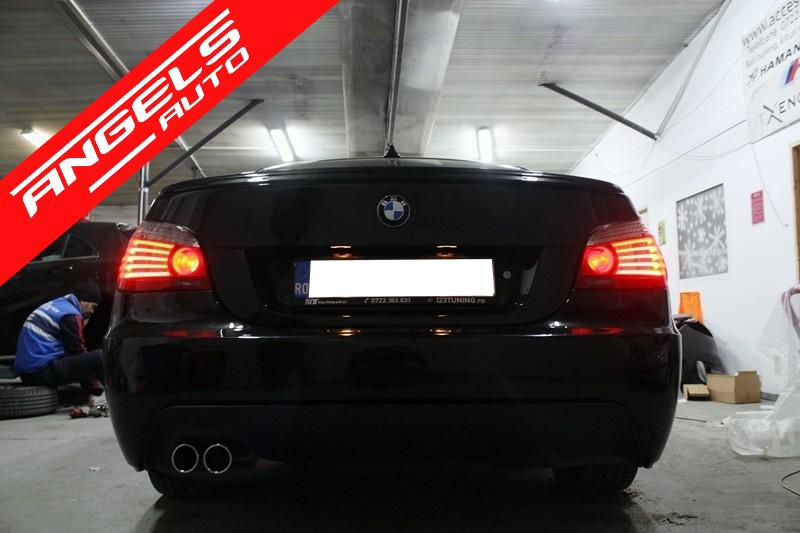 Bara spate M compatibila cu BMW Seria 5 E60 03-10 M-Technik Fara PDC - imagine 6