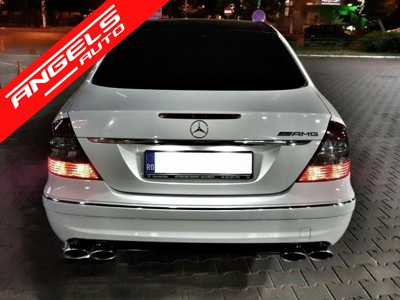 Bara Spate compatibila cu Mercedes E-Class W211 (02-09) AMG Fara PDC - imagine 6