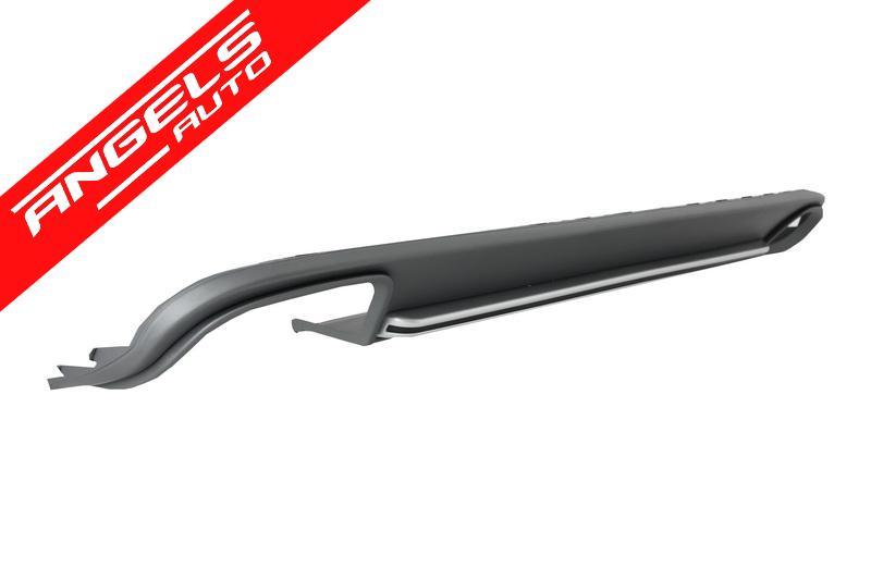 Difuzor Bara Spate cu Tobe compatibil cu Audi A4 B8 (2008-2011) S4 Design - imagine 4