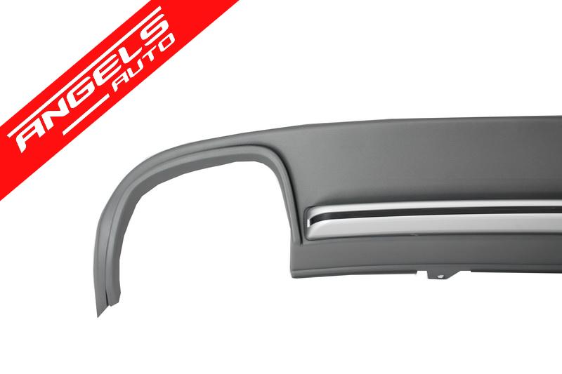 Difuzor Bara Spate cu Tobe compatibil cu Audi A4 B8 (2008-2011) S4 Design - imagine 5