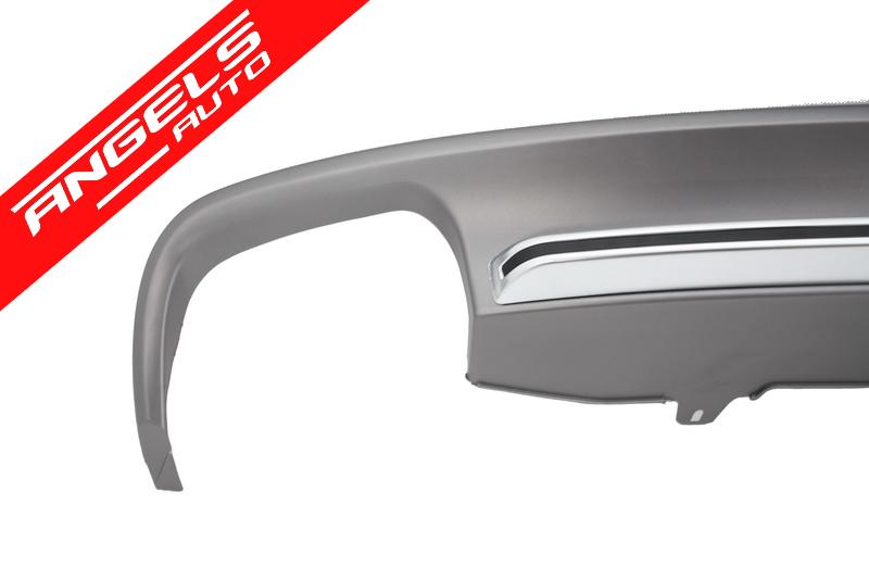 Difuzor Bara Spate compatibil cu Audi A6 C7 4G (2012-2015) S6 Design - imagine 6