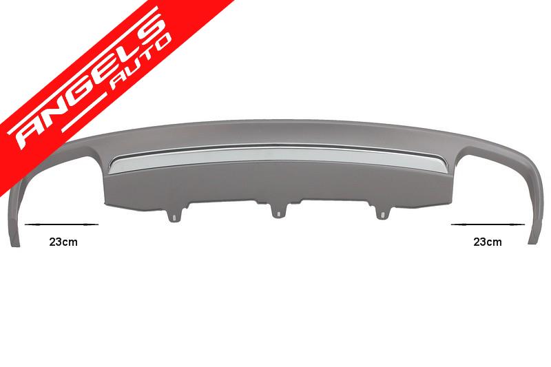 Difuzor Bara Spate compatibil cu Audi A6 C7 4G (2012-2015) S6 Design - imagine 2
