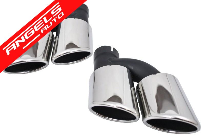 Difuzor Bara Spate cu Tobe compatibil cu Audi A5 8T Coupe (2012-2015) S5 Design - imagine 6
