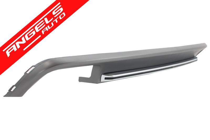 Difuzor Bara Spate compatibil cu Audi A6 C7 4G (2012-2015) S6 cu Ornamente Evacuare - imagine 4