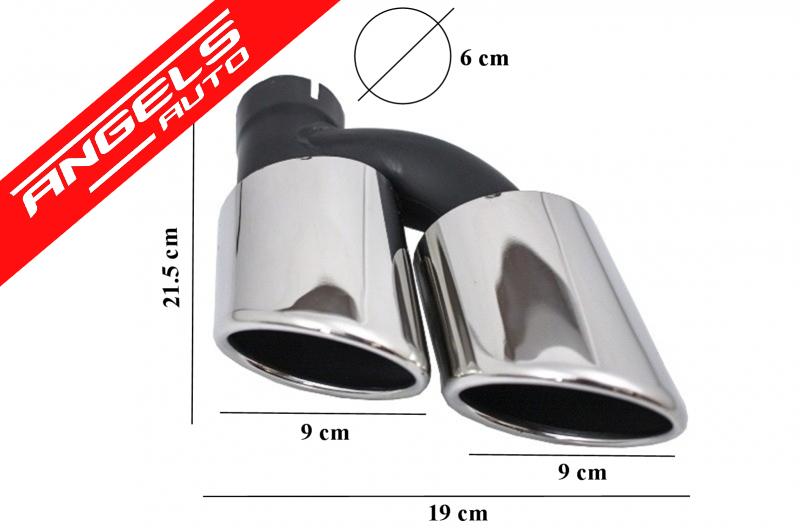 Difuzor Bara Spate compatibil cu Audi A6 C7 4G (2012-2015) S6 cu Ornamente Evacuare - imagine 7