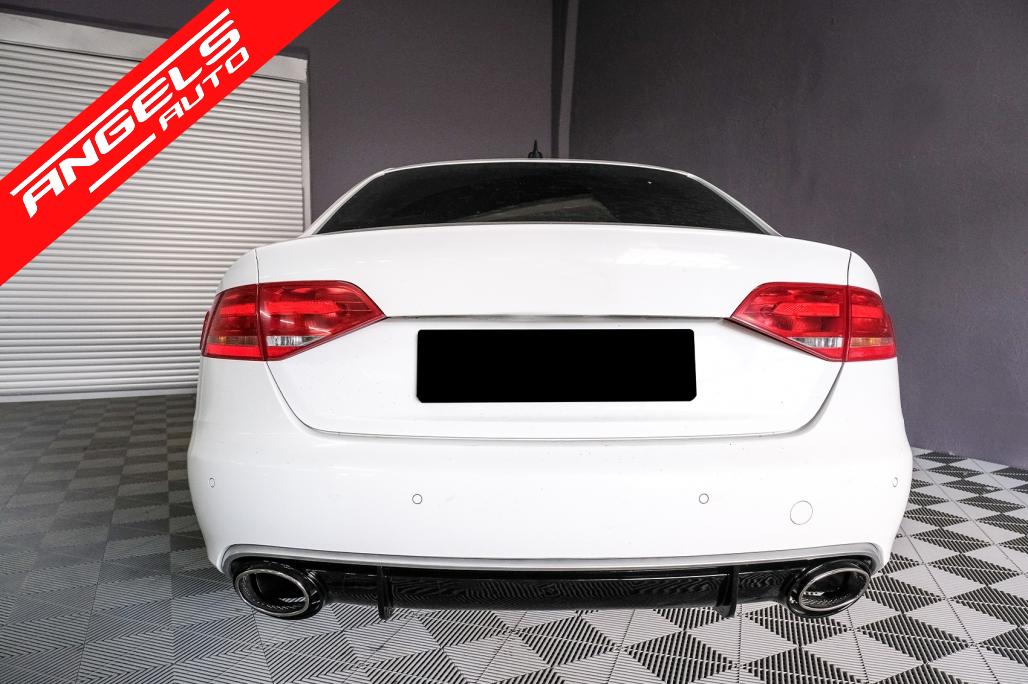 Difuzor Bara Spate si Evacuare compatibil cu Audi A4 B8 Facelift 2012-up RS4 - imagine 6