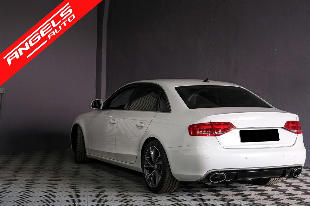 Difuzor Bara Spate si Evacuare compatibil cu Audi A4 B8 Facelift 2012-up RS4 - imagine 7
