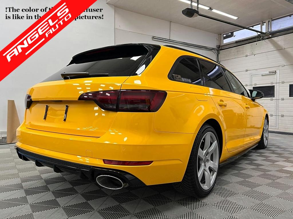 Difuzor Bara Spate si Tobe compatibil cu Audi A4 B9 8W (2016-2018) Sedan/Avant RS RS4 Look - imagine 8