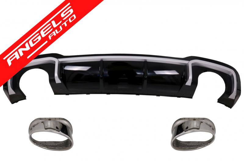 Difuzor Bara Spate compatibil cu Audi A3 8V Facelift Sedan Cabrio (2016-2018) RS3