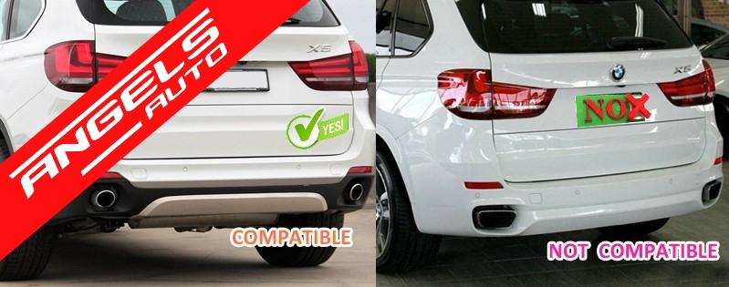 Difuzor Bara Spate si Tobe compatibil cu BMW X5 F15 V8 M-tech Design - imagine 6