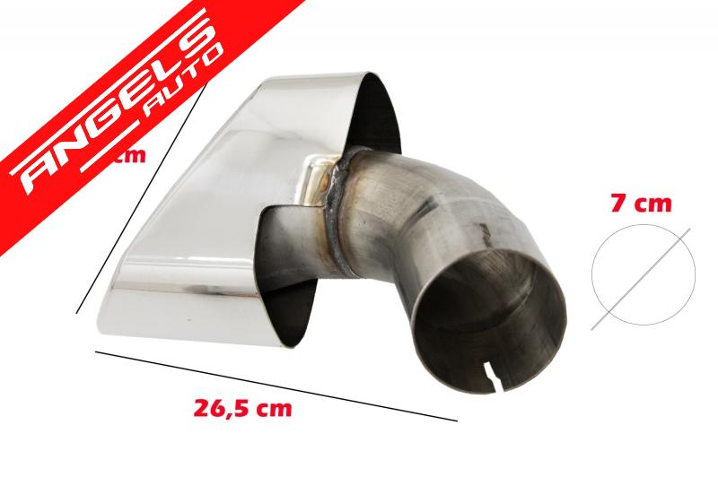 Difuzor Bara Spate compatibil cu BMW X6 F16 V8 M-tech si Ornamente Evacuare - imagine 6