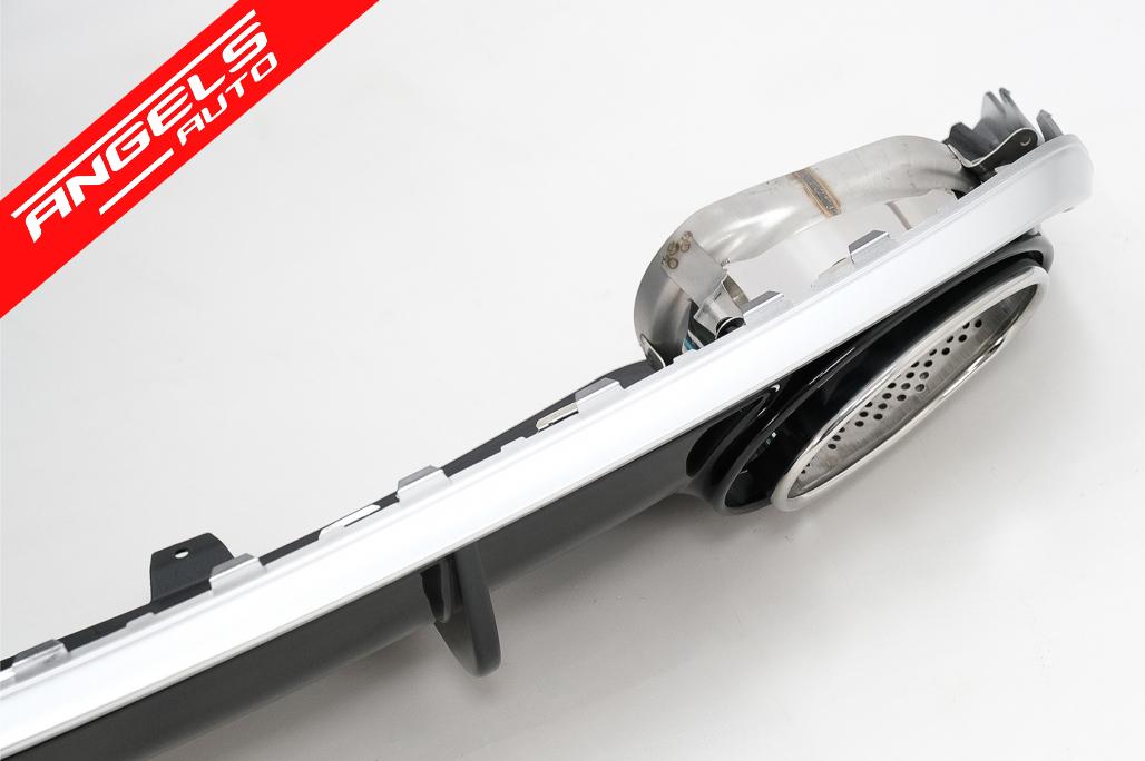 Difuzor Bara Spate si Tobe compatibil cu Audi A4 B8 Pre-Facelift (2007-2011) RS4 Look - imagine 5
