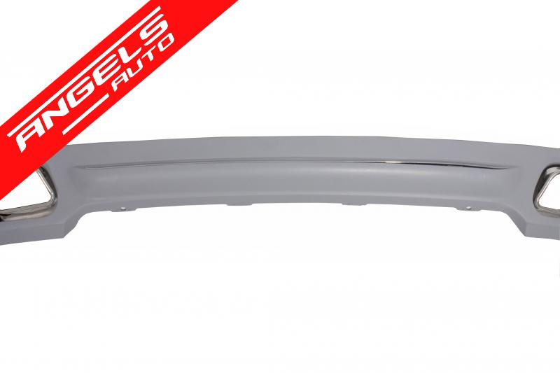 Difuzor Bara Spate si Ornamente Evacuare compatibil cu BMW Seria 7 F01 (2008-up) 760 Design - imagine 3