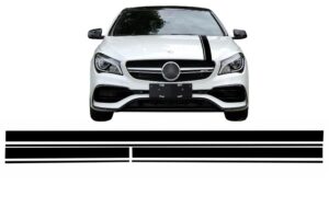 Set Stickere Negru Mat compatibil cu Mercedes Benz CLA W117 C117 X117 (2013-2016)