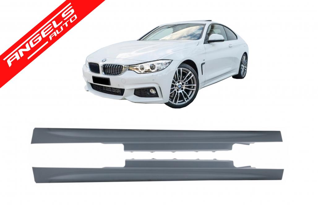 Praguri M compatibile cu BMW Seria 4 F32 Coupe F33 (2013-up) M-Technik Design - imagine 7
