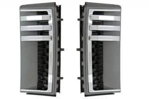 Grile Aripi compatibile cu Range Rover Vogue 3 02-12 Autobiography Gri/negru