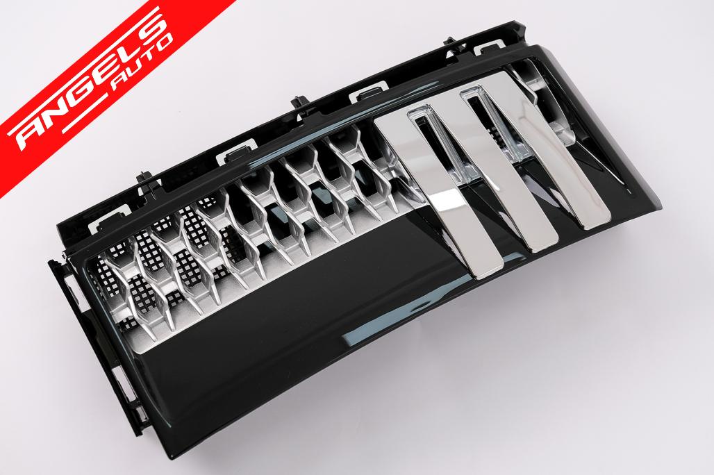 Grile Aripi compatibile cu Range Rover Vogue 3 (2002-2012) Autobiography Negru/crom - imagine 4