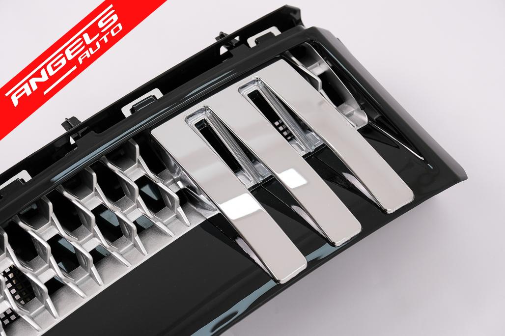 Grile Aripi compatibile cu Range Rover Vogue 3 (2002-2012) Autobiography Negru/crom - imagine 5