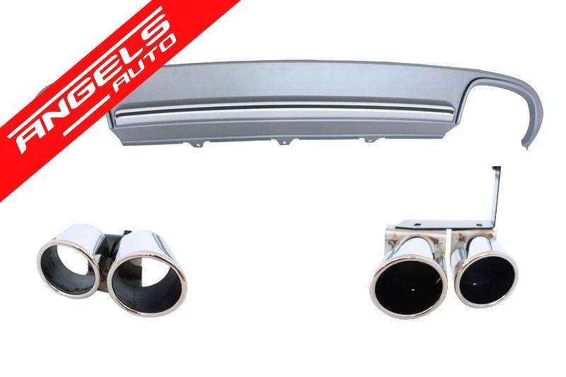 Difuzor Bara Spate si Tobe compatibil cu Audi A4 B8 Facelift (2012-up) S4