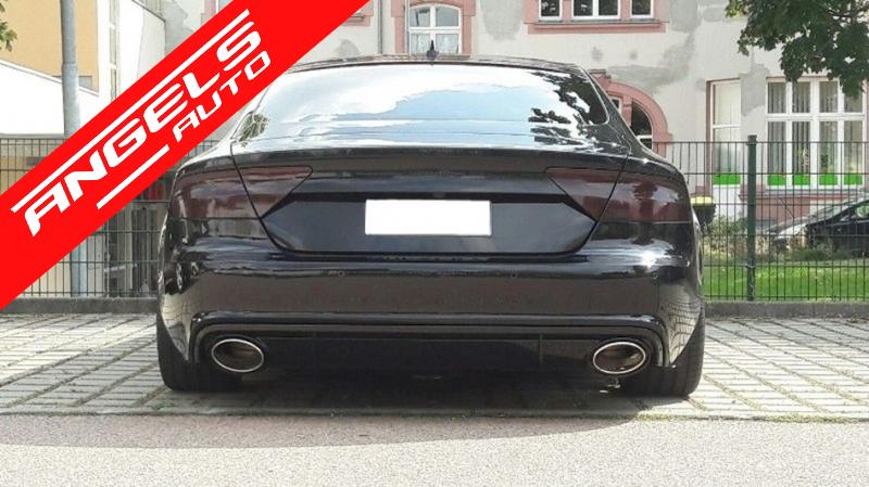 Difuzor Bara Spate compatibil cu Audi A7 4G (2010-2014) RS7 Look - imagine 7
