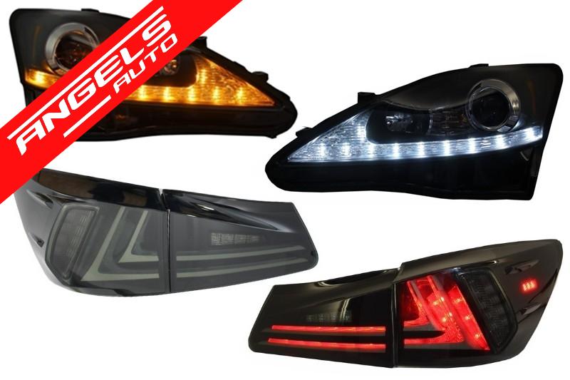 Faruri Stopuri Dayline LED compatibile cu Lexus XE20 IS250/IS350/ 2006-2013 X30 Facelift Design