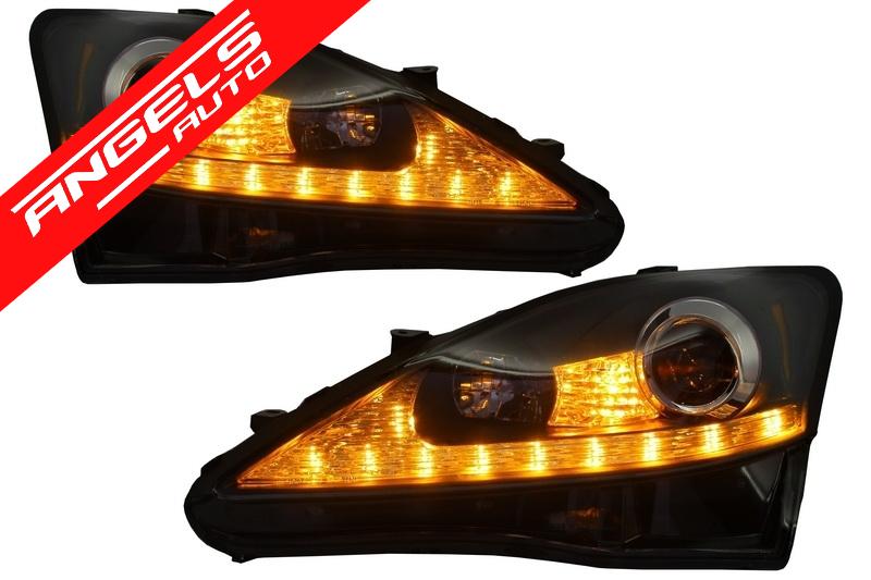 Faruri Stopuri Dayline LED compatibile cu Lexus XE20 IS250/IS350/ 2006-2013 X30 Facelift Design - imagine 3