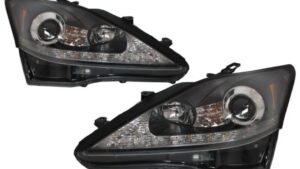 Faruri compatibile cu Lexus IS250/IS350/ XE20 (2006-2013) Dayline LED Negru