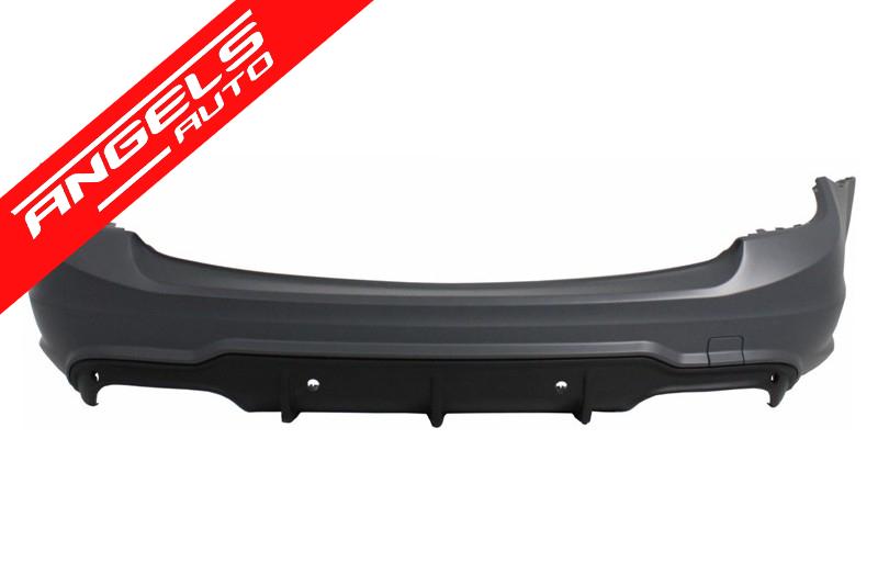 Pachet Exterior Complet compatibil cu Mercedes C-Class W204 S204 C63 AMG Design Body Kit T-Modell S204 Avant cu Grila Centrala Sport Negru Lucios - imagine 6