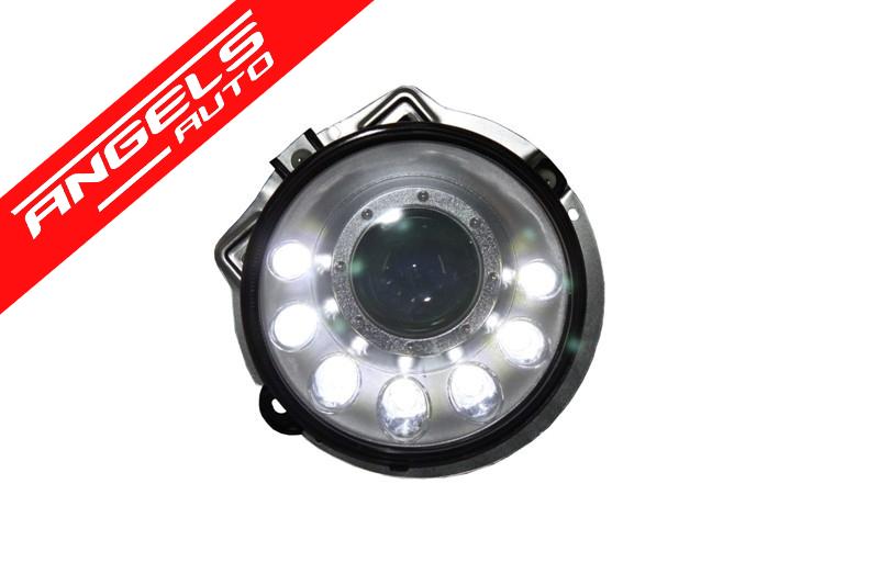 Faruri compatibile cu Mercedes W463 G-CLass Bi-Xenon Look LED 89-12 Mansory-Crom - imagine 3