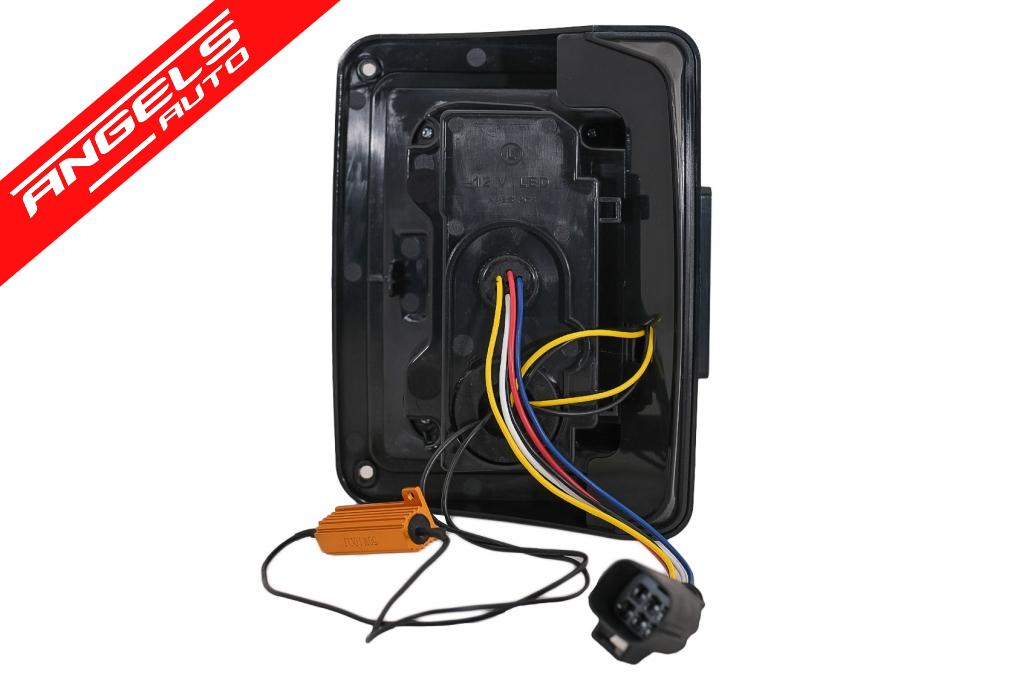 Stopuri Full LED compatibile cu Jeep Wrangler JK (2007-2017) Fumuriu - imagine 8