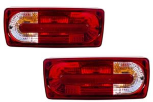 Stopuri compatibile cu Mercedes W463 G-Class 1989-2015 Rosu/Clar G55 OEM Look