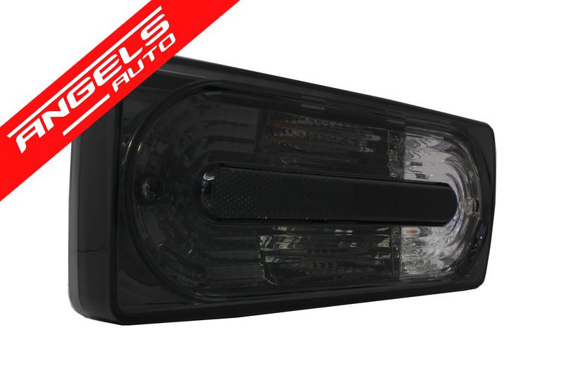 Stopuri compatibile cu Mercedes W463 G-Class (1989-2015) G55 OEM Look Negru Fumuriu - imagine 3