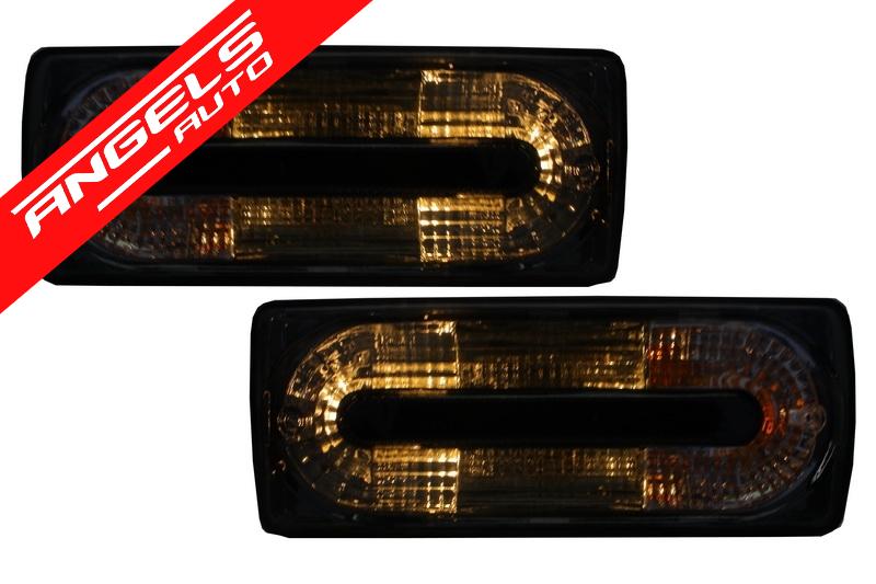Stopuri compatibile cu Mercedes W463 G-Class (1989-2015) G55 OEM Look Negru Fumuriu - imagine 4