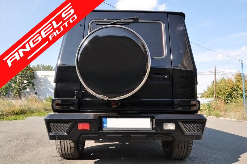 Stopuri compatibile cu Mercedes W463 G-Class (1989-2015) G55 OEM Look Negru Fumuriu - imagine 8