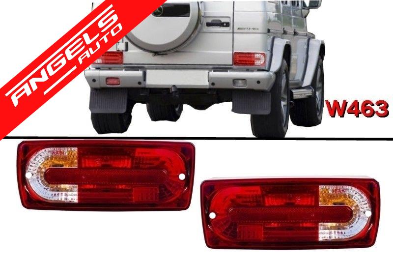 Stopuri compatibile cu Mercedes W463 G-Class 1989-2015 Rosu/Clar G55 OEM Look - imagine 8