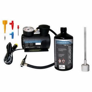 Set reparatie pana cu compresor 12V, 18 bar, set adaptor si solutie antipana