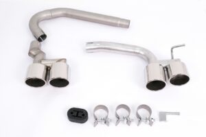 Tobe Sistem Evacuare compatibile cu BMW  Seria 3 F30 F31 (11-18)Tipsuri Dubla Evacuare