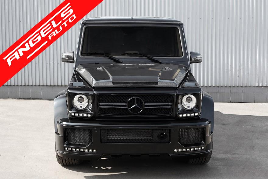 Grila Sport AMG compatibila cu Mercedes W463 G-Class 1990-2012 G65 negru/crom - imagine 7