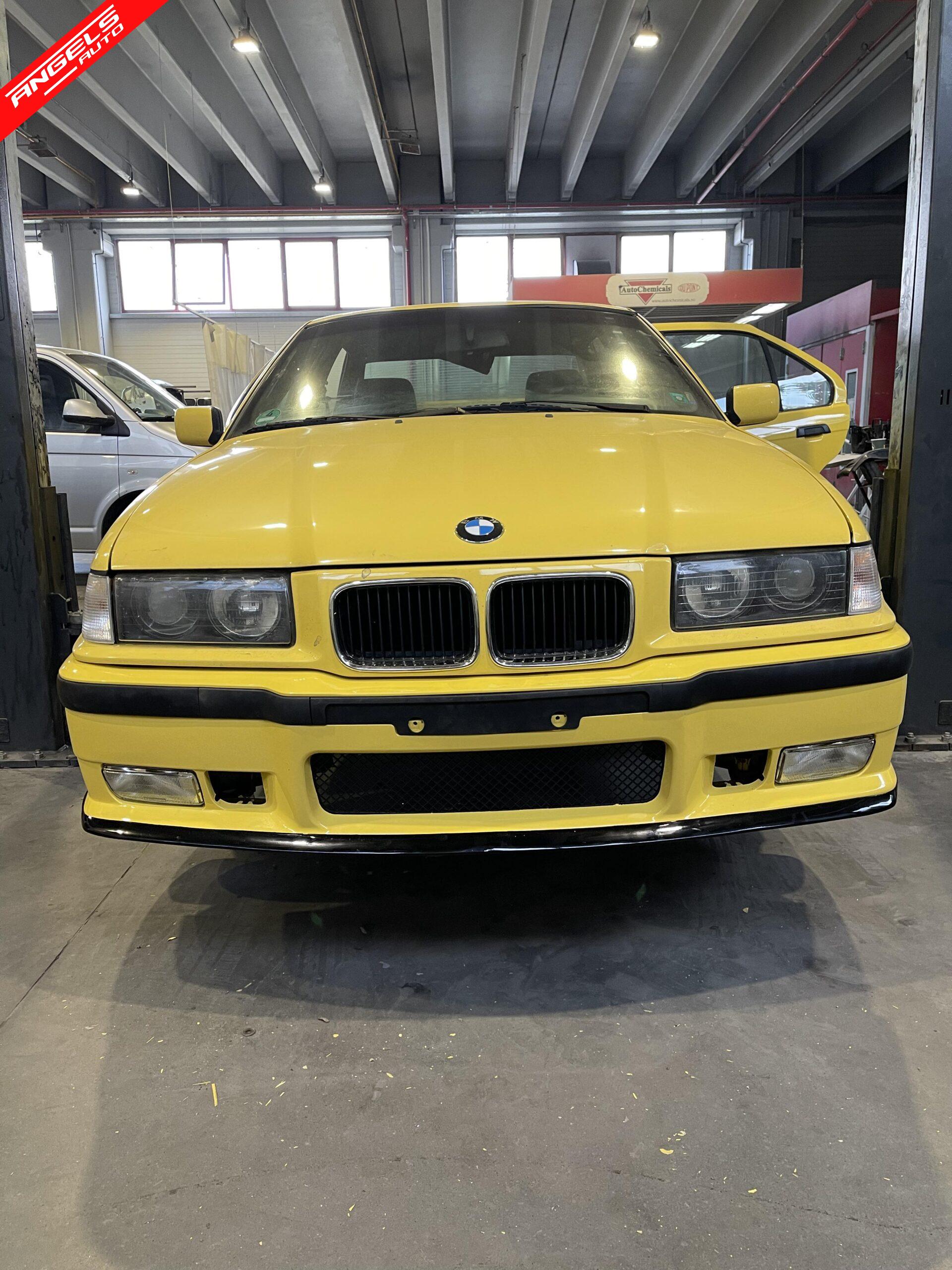 Bara Fata M compatibila cu BMW Seria 3 E36 M3 Design Lip Detasabil - imagine 5