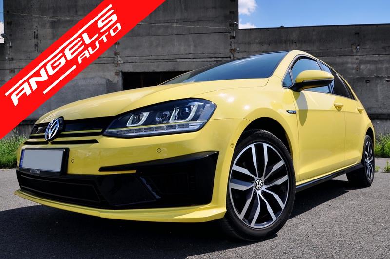 Faruri Grila compatibile cu VW compatibile cu Golf 7 (2012-2017) R400 Design Galben - imagine 6