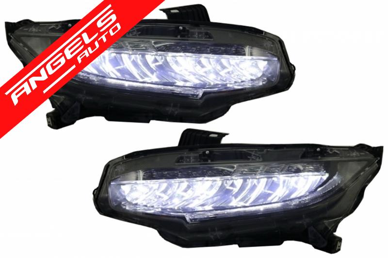 Faruri Stopuri compatibile cu Honda Civic Mk10 (FC/FK) (2016-Up) Limousine Semnalizare Dinamica - imagine 3