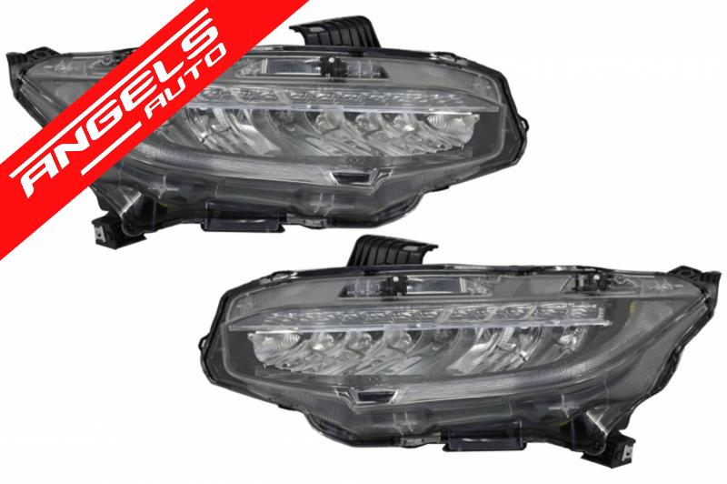 Faruri si Stopuri compatibile cu Honda Civic Mk10 (FC/FK) (2016-Up) Limousine Full LED - imagine 3