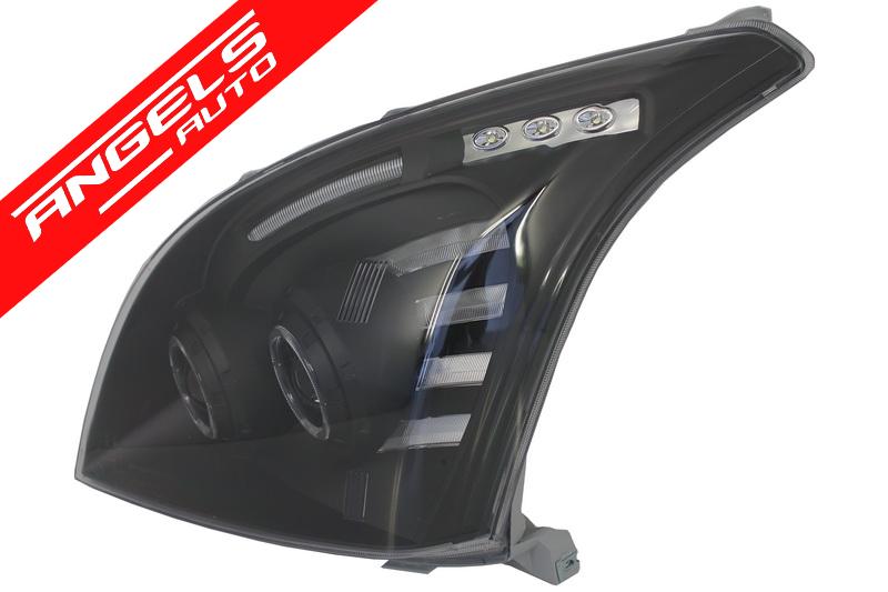 Faruri compatibile cu Toyota Land CruiserFJ120 (2003-2008) Angel Eye Negru - imagine 5