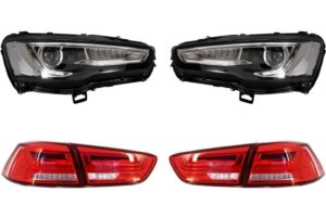 Faruri Stopuri compatibile cu Mitsubishi Lancer (2007-2017) Semnalizare Secventiala cu LED